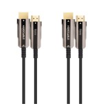 39682-Nanocable Cable HDMI V2.0 AOC 4K@60Hz 18Gbps A/M-A/M, Negro, 50 m