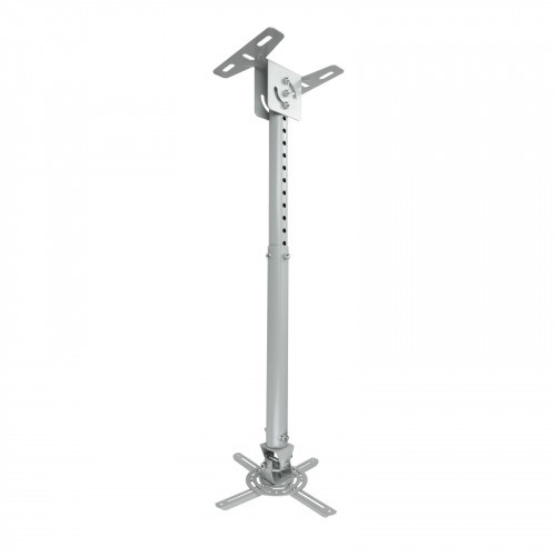39689-TooQ SOPORTE UNIVERSAL DE TECHO GIRATORIO 360o E INCLINABLE PARA PROYECTOR PLATA
