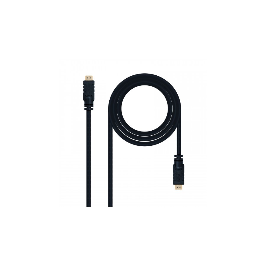 39753-Nanocable CABLE HDMI V1.4 (ALTA VELOCIDAD / HEC) CON REPETIDOR, A/M-A/M, 15 M