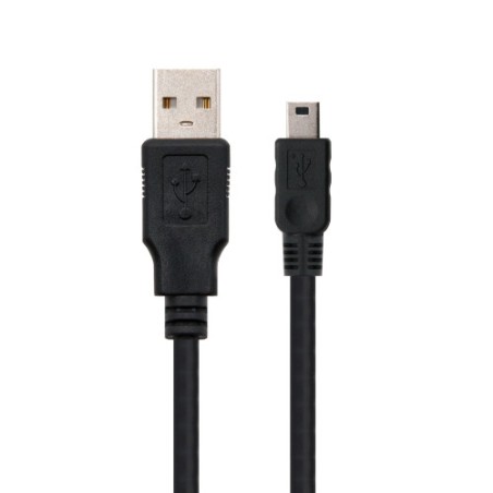 39761-Nanocable CABLE USB 2.0, TIPO A/M-MINI USB 5PIN/M, 0.5 M