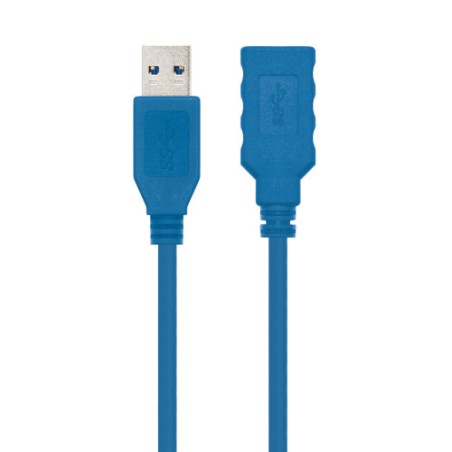 39773-Nanocable CABLE USB 3.0, TIPO A/M-A/H, AZUL, 2.0 M