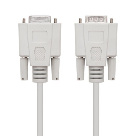 39786-NANOCABLE CABLE SERIE NULL MODEM, DB9/M-DB9/H, 6.0 M (10.14.0506)