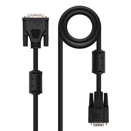 39795-NANOCABLE CABLE DVI A SVGA, DVI 18+5/M-HDB15/M, 5.0 M (10.15.0405)