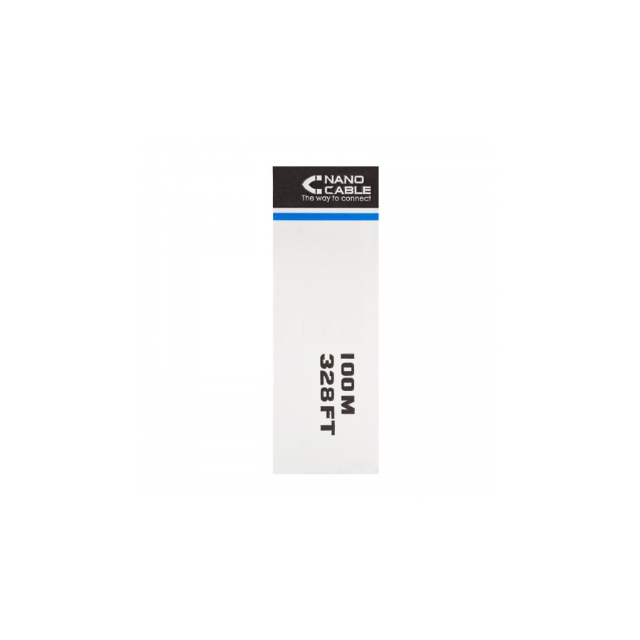 39935-Nanocable CABLE RED RJ45 CAT.6 UTP RIGIDO AWG24, 100 M
