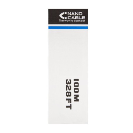 39942-Nanocable CABLE RED RJ45 CAT.5E FTP RIGIDO AWG24, 100 M