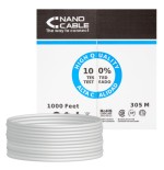 39952-Nanocable CABLE RED RJ45 CAT.6 FTP RIGIDO AWG24, 305 M