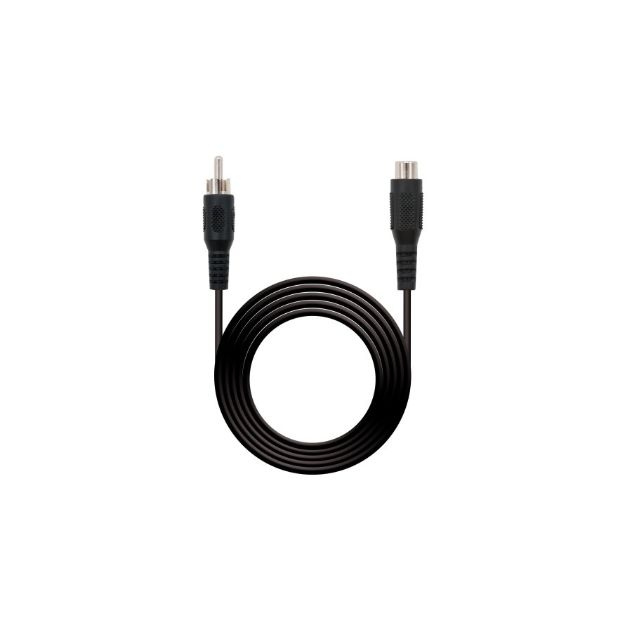 39978-Nanocable 10.24.0505 cable de audio 5 m RCA Negro