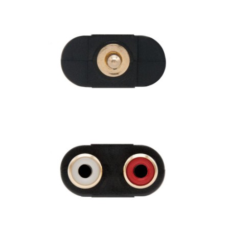 39991-Nanocable 10.27.0015 divisor de audio Negro