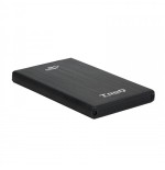 40002-TooQ TQE-2522B caja para disco duro externo Caja de disco duro (HDD) Negro 2.5"