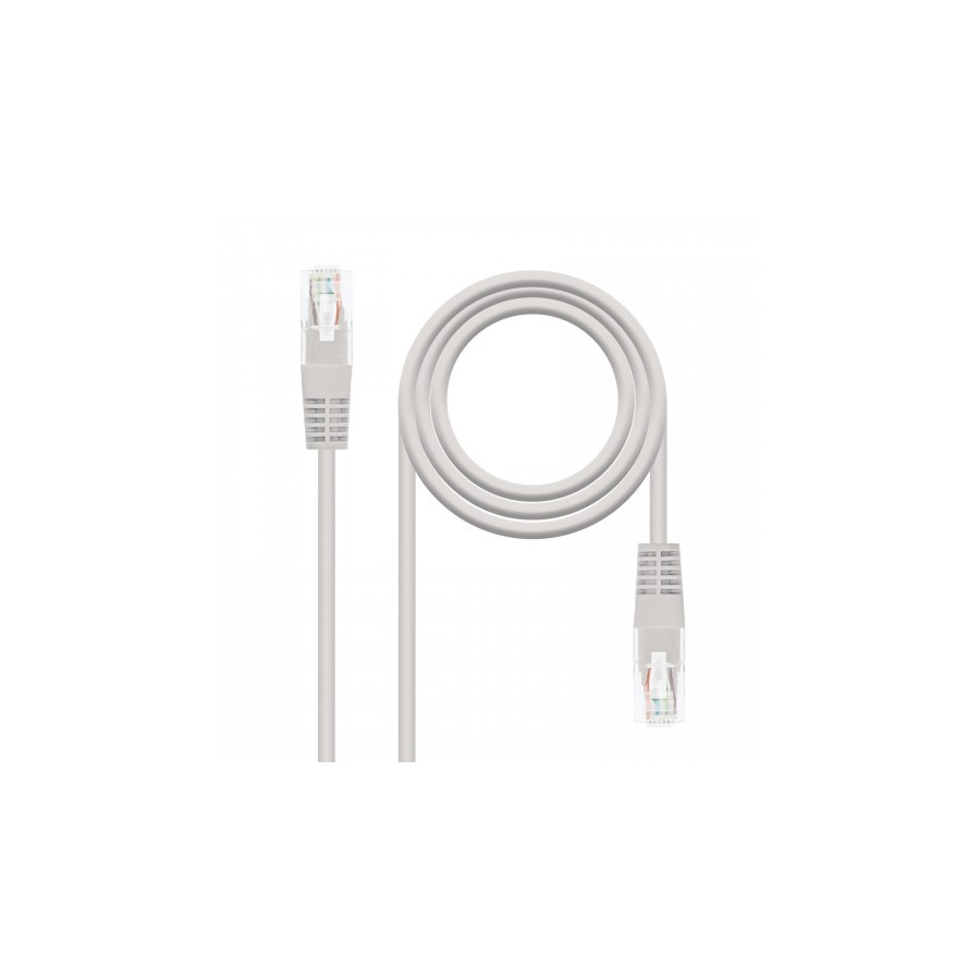 40017-Nanocable CABLE RED LATIGUILLO RJ45 CAT.6 UTP AWG24, 3.0 M