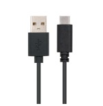 40030-Nanocable USB 2.0, 0.5m cable USB 0,5 m USB C USB A Negro