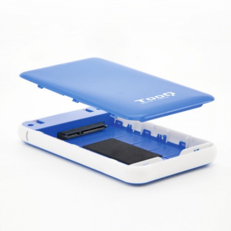 40046-TooQ Caja externa para discos duros 2.5" SATA I/II/III a USB 3.1 Gen1 con UASP