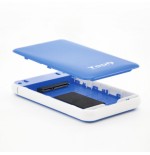 40046-TooQ Caja externa para discos duros 2.5" SATA I/II/III a USB 3.1 Gen1 con UASP