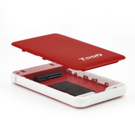 40048-TooQ Caja externa para discos duros 2.5" SATA I/II/III a USB 3.1 Gen1 con UASP