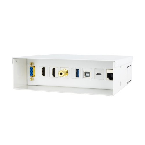 40209-NANOCABLE CAJA CONEXION MULTIMEDIA VGA+2HDMI+JACK+USBC+USB-B+USB-A+RJ
