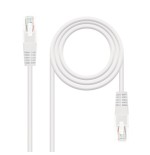 40223-Nanocable CABLE RED LATIGUILLO RJ45 CAT.5E UTP AWG24, BLANCO, 2.0 M