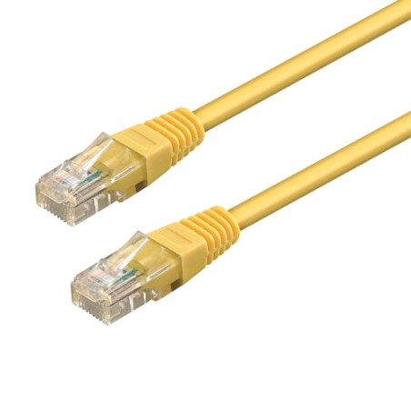 40272-WP CABLE DE CONEXION CAT 6 U-UTP 3 M. AWG 26/7. CU. AMARILLO