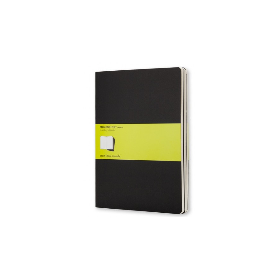 4033-SET DE 3 LIBRETAS CAHIER NEGRAS XL (19X25CM) LISAS MOLESKINE QP323 4033-SET DE 3 LIBRETAS CAHIER NEGRAS XL (19X25CM) LISAS MOLESKINE QP323