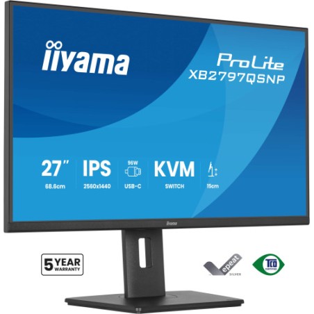 40366-MONITOR IIYAMA 27" IPS, 4-SIDE SLIM BEZEL  2560X1440 75HZ
