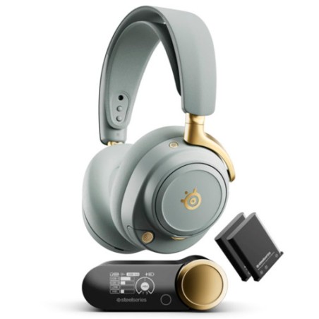 40450-AURICULARES STEELSERIES - ARCTIS NOVA ELITE SAGE GOLD (61663)