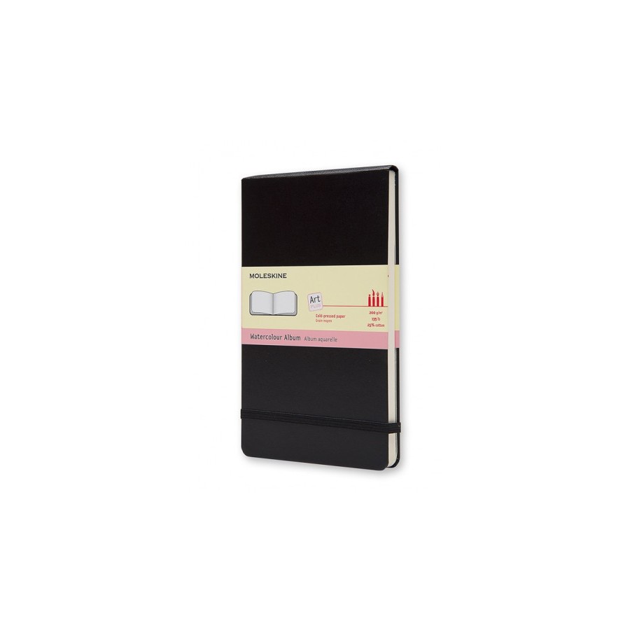 4047-ALBUM DE ACUARELA NEGRO L (13X21CM) MOLESKINE ARTMM804