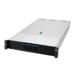 40478-ASUS RS720A-E13-RS8G Socket SP5 Bastidor (2U) Negro, Plata