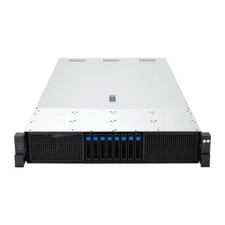 40479-ASUS RS720A-E13-RS8G Socket SP5 Bastidor (2U) Negro, Plata