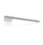 4067-Ewent EW3161 teclado Bluetooth QWERTY Espanol Plata, Blanco