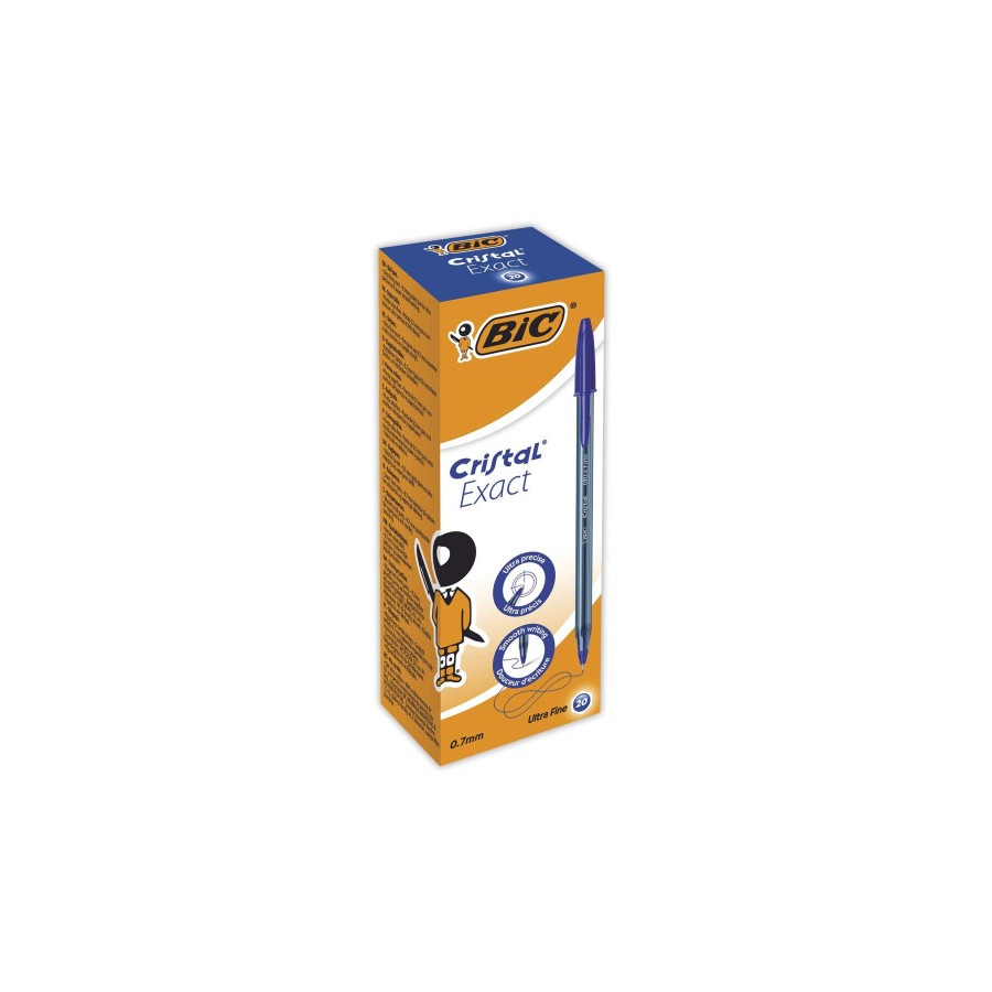 4082-BIC Cristal Exact Azul Boligrafo Ultrafino 20 pieza(s) 4082-BIC Cristal Exact Azul Boligrafo Ultrafino 20 pieza(s)