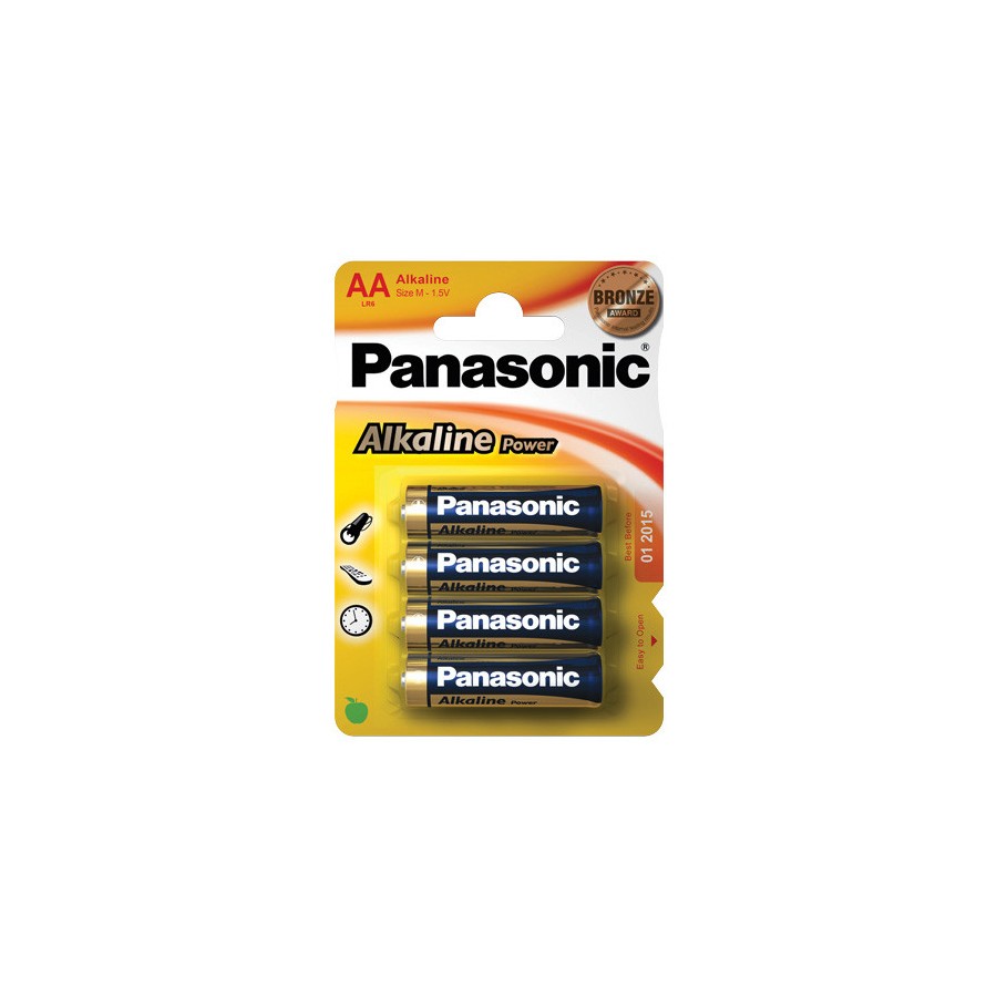 4092-Goobay LR6 4-BL Panasonic Alkaline Power Bateria de un solo uso AA Alcalino 4092-Goobay LR6 4-BL Panasonic Alkaline Power Bateria de un solo uso AA Alcalino