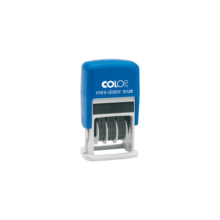 4097-SELLO DE ENTINAJE S 120 4MM ESPANOL AZUL/AZUL COLOP 104789