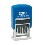 4099-SELLO DE ENTINAJE S 126 NUMERADOR 4MM AZUL/NEGRA COLOP 104941