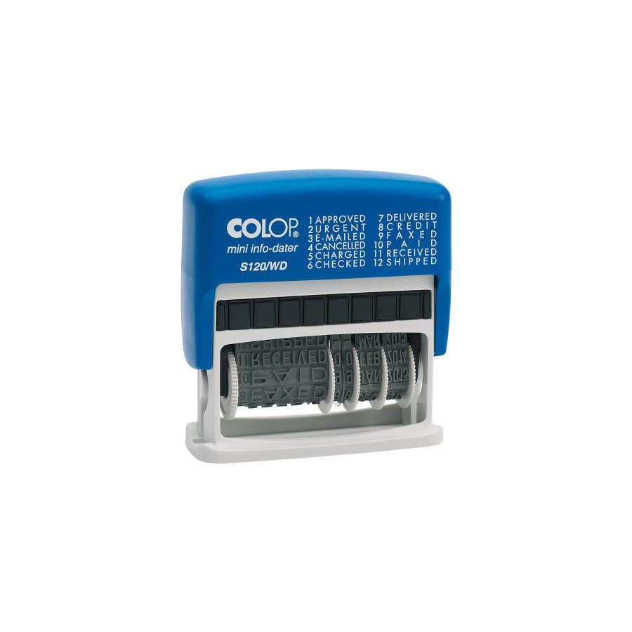 4101-SELLO DE ENTINAJE S 120/WD FORMULA/FECHA 4MM ESPANOL AZUL/NEGRA COLOP 105001 4101-SELLO DE ENTINAJE S 120/WD FORMULA/FECHA 4MM ESPANOL AZUL/NEGRA COLOP 105001
