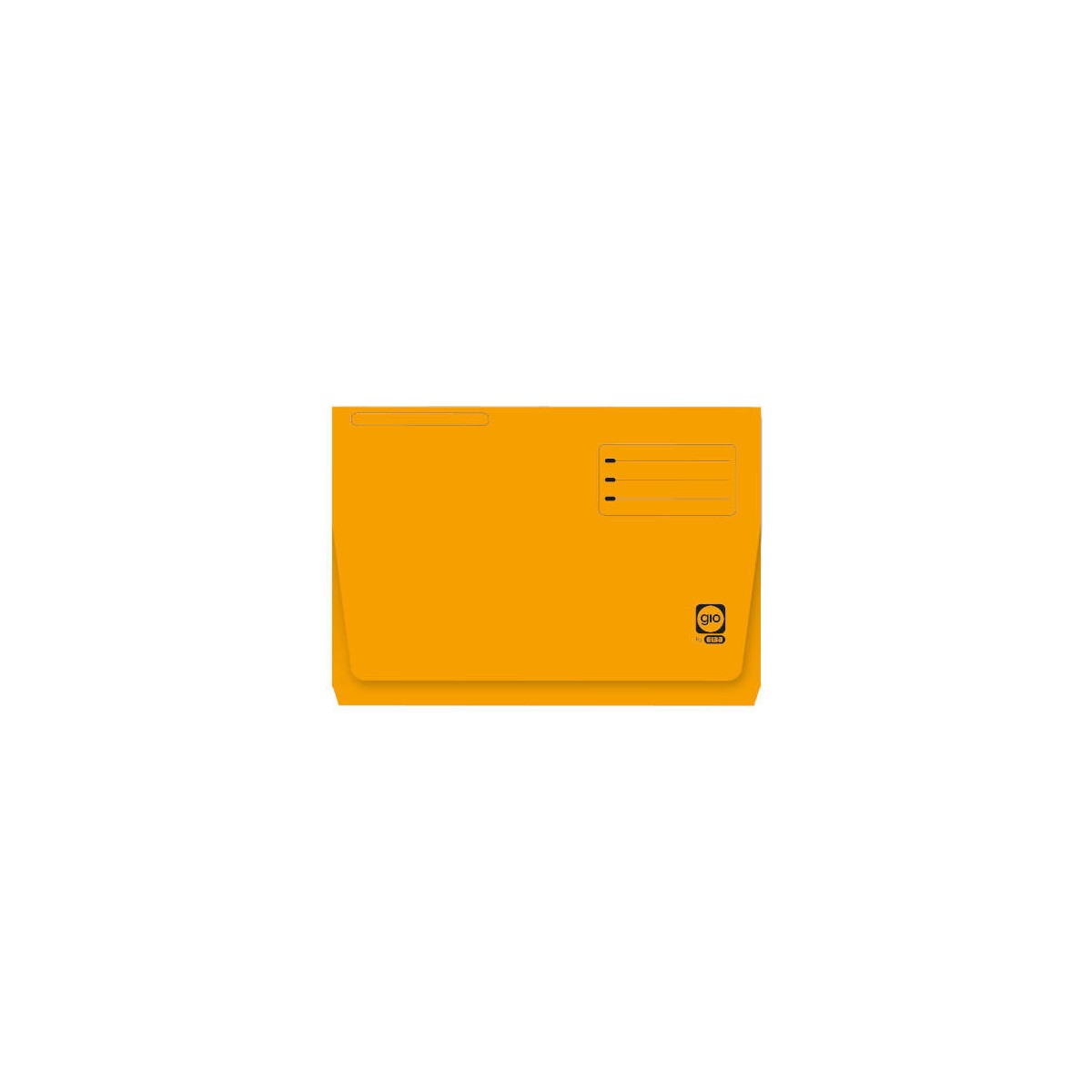 SUBCARPETA CON BOLSA Y SOLAPA INTENSAS 320 GRS FOLIO COLOR AMARILLO GIO 400040683