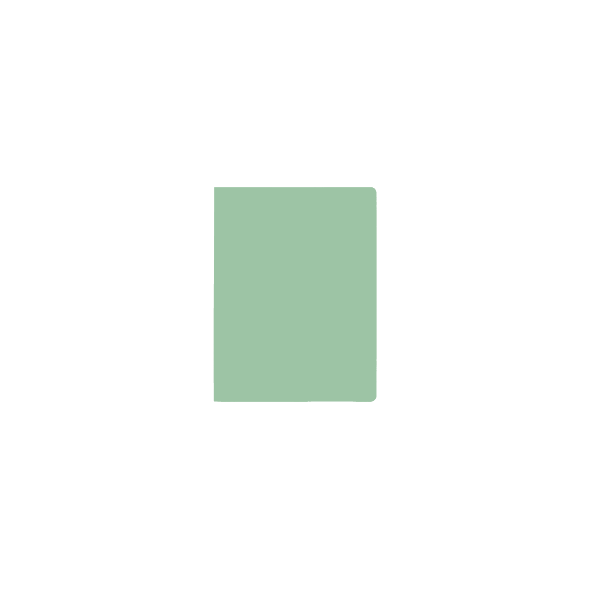 SUBCARPETA SIMPLES PASTEL 180 GRS A4 COLOR VERDE GIO 400040509
