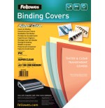418-PACK 100 PORTADAS PVC TRANSPARENTE A3 200 MICRAS CRISTAL FELLOWES 53764