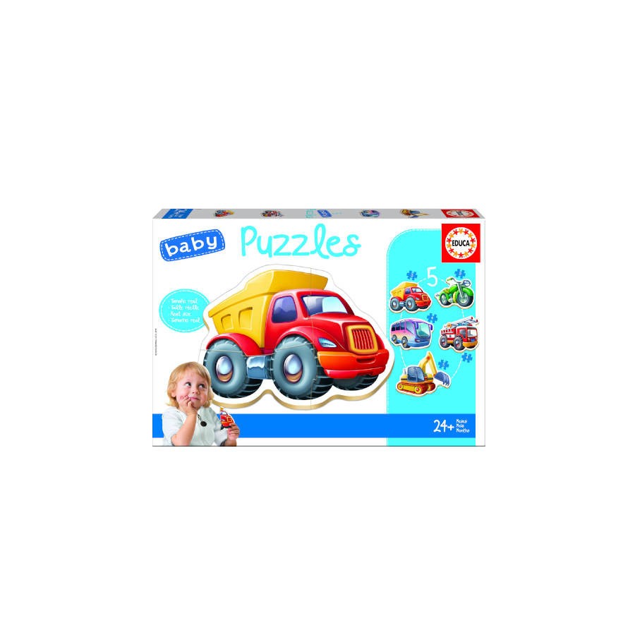 4183-BABY PUZZLE VEHICULOS +24M EDUCA BORRAS 14866 4183-BABY PUZZLE VEHICULOS +24M EDUCA BORRAS 14866