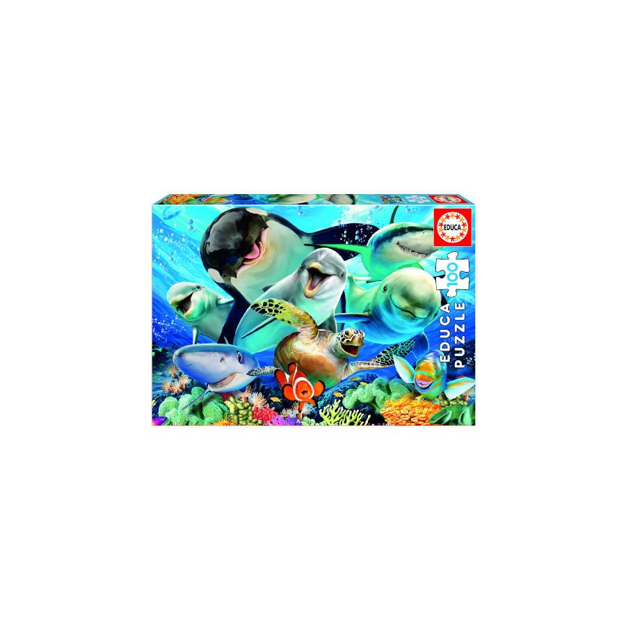 4187-PUZZLE INFANTIL 100 SELFIE BAJO EL AGUA DE 6-8 ANOS EDUCA BORRAS 18062 4187-PUZZLE INFANTIL 100 SELFIE BAJO EL AGUA DE 6-8 ANOS EDUCA BORRAS 18062