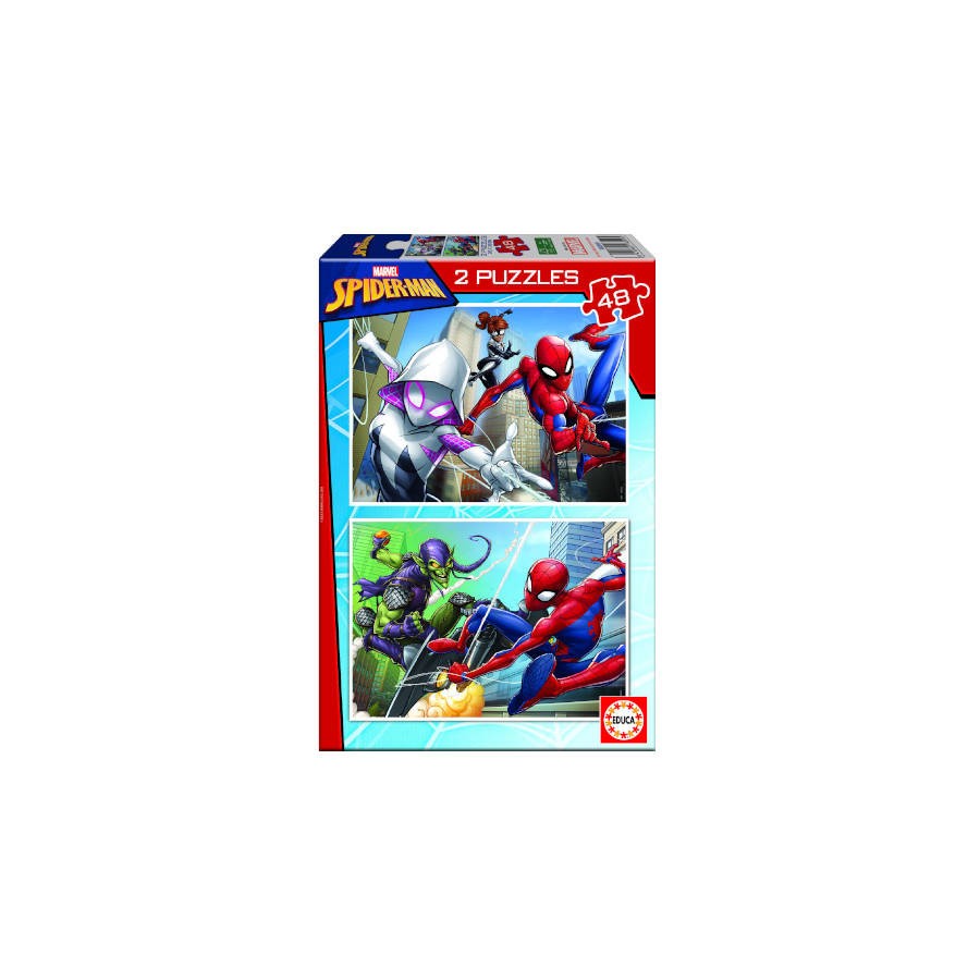 4206-PUZZLE 2x48 SPIDER-MAN DE 4-6 ANOS EDUCA BORRAS 18099 4206-PUZZLE 2x48 SPIDER-MAN DE 4-6 ANOS EDUCA BORRAS 18099