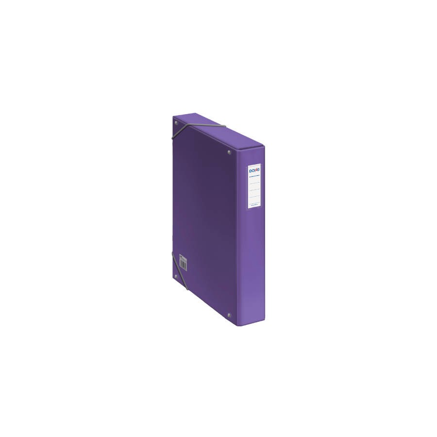 4241-CAJAS DE PROYECTOS CARTON FORRADO LOMO DE 5 CM MORADO CON ETIQUETA 245X350X50 DOHE 10363 4241-CAJAS DE PROYECTOS CARTON FORRADO LOMO DE 5 CM MORADO CON ETIQUETA 245X350X50 DOHE 10363