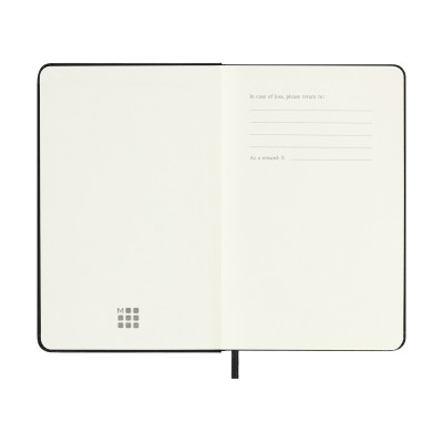 AGENDA 18M 2025 2026 SEMANAL P 9 X 14 CM NEGRA TAPA DURA MOLESKINE DHB18WN2Y26