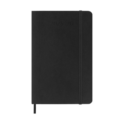 AGENDA 18M 2025 2026 SEMANAL P 9 X 14 CM NEGRA TAPA BLANDA MOLESKINE DSB18WN2Y26