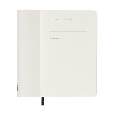 AGENDA 18M 2025 2026 SEMANAL P 9 X 14 CM NEGRA TAPA BLANDA MOLESKINE DSB18WN2Y26