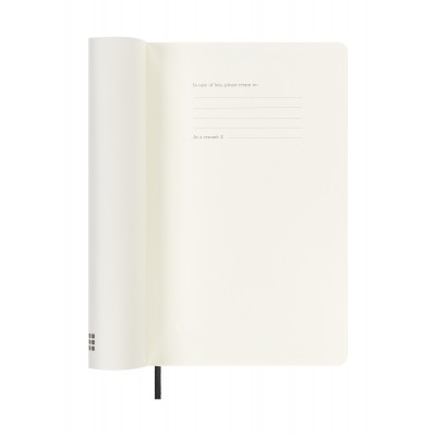 AGENDA 18M 2025 2026 SEMANAL L 13 X 21 CM NEGRA TAPA BLANDA MOLESKINE DSB18WN3Y26