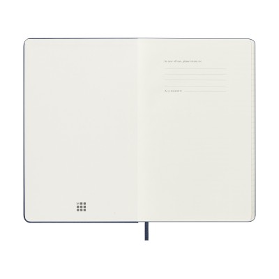 AGENDA 18M 2025 2026 SEMANAL L 13 X 21 CM AZUL ZAFIRO TAPA DURA MOLESKINE DHB2018WN3Y26