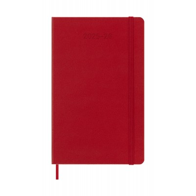 AGENDA 18M 2025 2026 SEMANAL L 13 X 21 CM ROJO TAPA DURA MOLESKINE DHF218WN3Y26