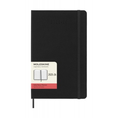 AGENDA 18M 2025 2026 DIARIA L 13 X 21 CM NEGRA TAPA DURA MOLESKINE DHB18DC3Y26