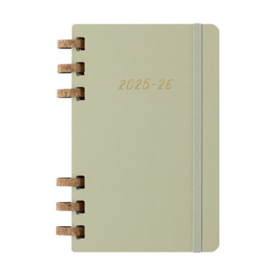 AGENDA 12M 2026 ESPIRAL ACADEMICA L 13 X 21 CM KIWI TAPA DURA MOLESKINE DHSPK5212AMWH3Y26