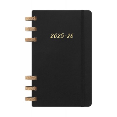 AGENDA 12M 2026 ESPIRAL ACADEMICA L 13 X 21 CM NEGRA TAPA BLANDA MOLESKINE DSSPB12AMWH3Y26
