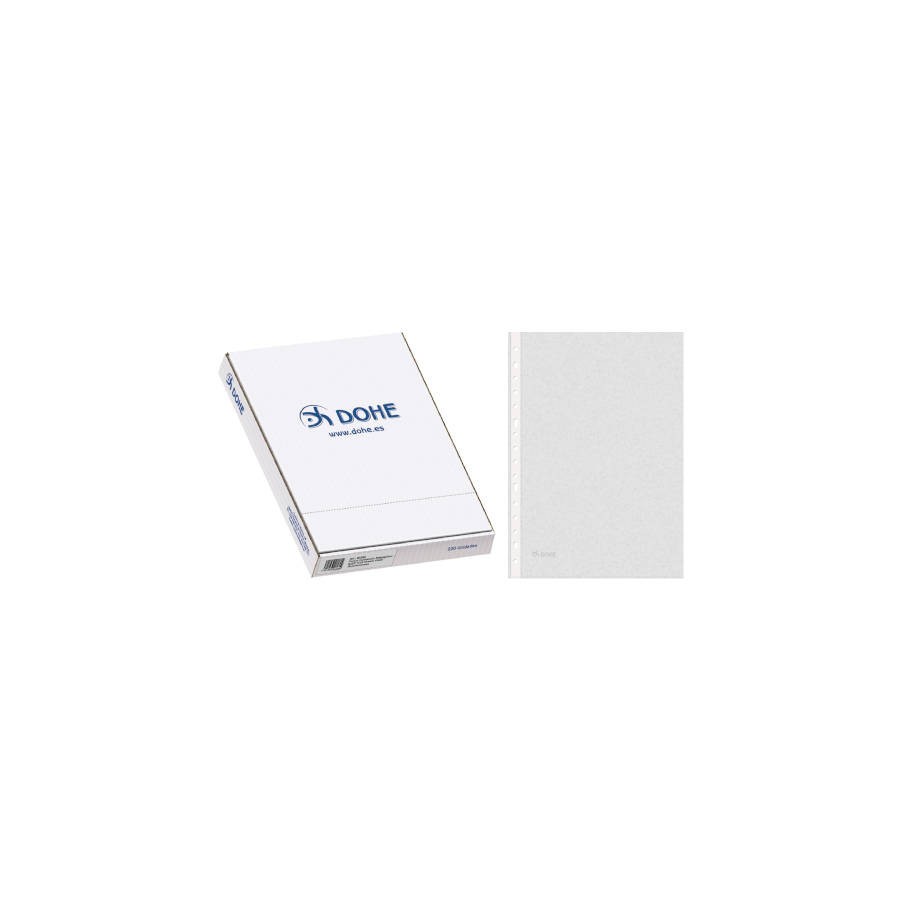 4257-CAJA 100 FUNDAS MULTITALADRO BASIC PLUS FOLIO 235X330 DOHE 90580